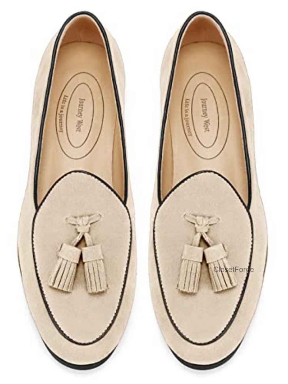 Women's Suede Tassel Loafer Slip-On Penny Shoes